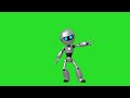 Green Screen Animated 3D Robot Video Copyrightfree Greenscreeneffects Royaltyfree