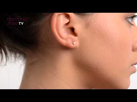 Diamond Gold 3mm 18K 0.20ct Stud Earrings - FG23 42A