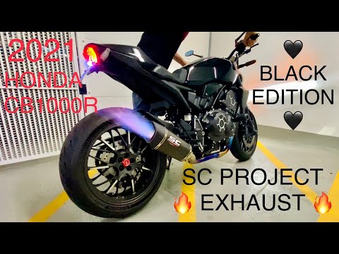 2021 HONDA CB1000R BLACK EDITION / SC PROJECT FULL TITANIUM EXHAUST / COLD START