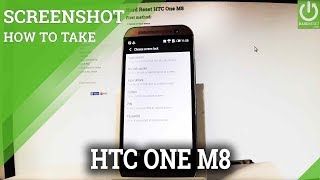 HTC One M8 SCREENSHOT / How to Take Screenshot in HTC