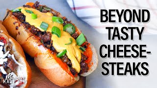 Ultimate Vegan Cheesesteaks: Two Ways | Classic and Spicy Korean Beyond Bulgogi | Beyond Meat