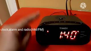how to set TIMEX T231Y to radio am/fm station!