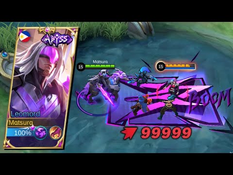 LEOMORD ABYSS SKIN IS HERE! NEW LEOMORD ABYSS SKIN GAMEPLAY! LEOMORD BEST BUILD 2022! - MLBB