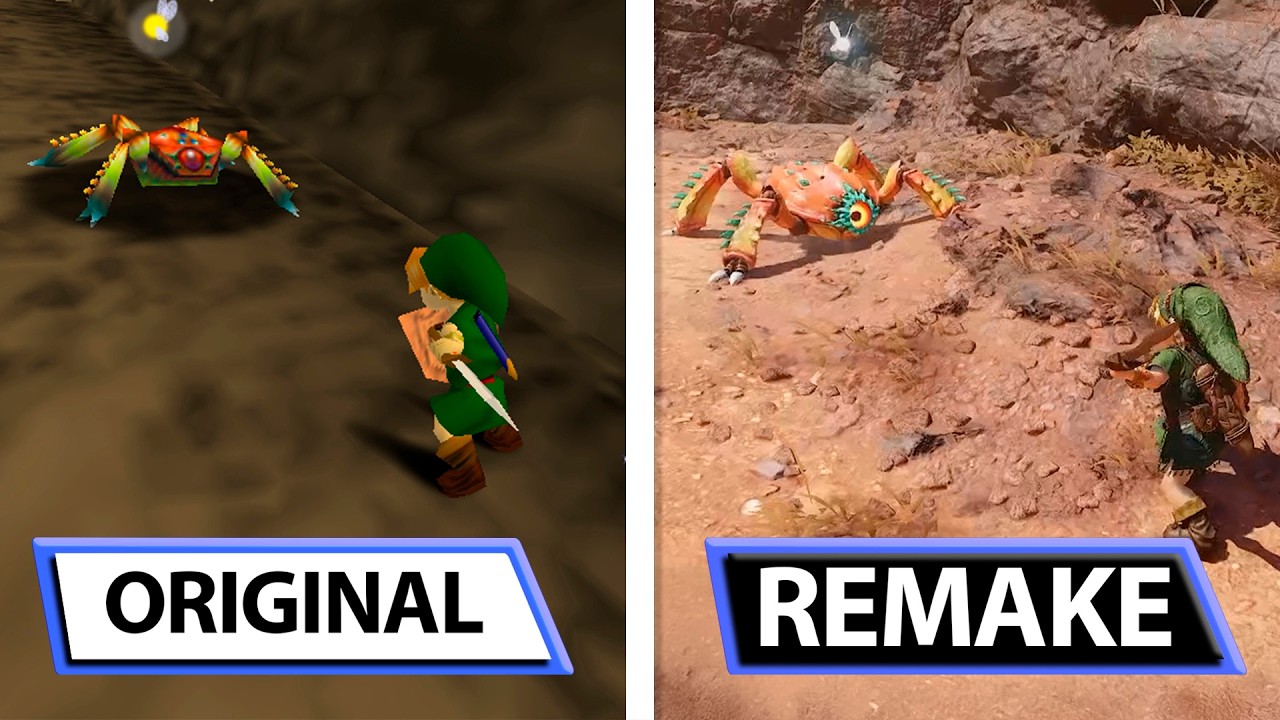 The Legend of Zelda: Ocarina of Time | Original vs Remake | Extended Graphics Comparison