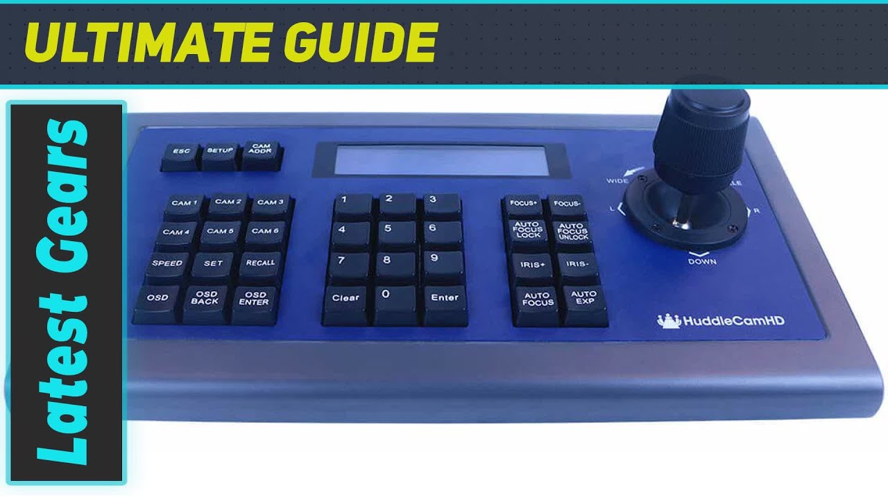 PTZOptics HuddleCam Serial Controller Joystick 3rd Generation - Broadcast Ready!