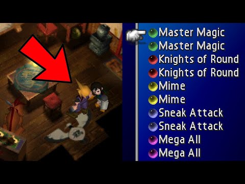 HUGE FFVII MATERIA DUPLICATION GLITCH FOUND