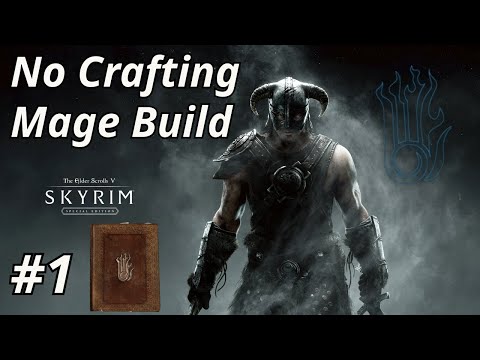 No Crafting Mage Build #1 | Skyrim Legendary | Anniversary Edition