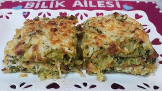 Fırında Börek Tadında Sebze Mücveri Tarifi
