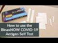 How to use the BinaxNOW COVID-19 Antigen Self Test (step by step)