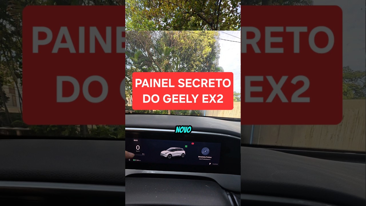 GEELY EX2 TEM PAINEL SECRETO