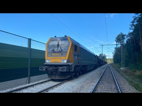 4K Führerstandsmitfahrt BR 264 Hergatz - Oberstaufen - Kempten ( Cabview )