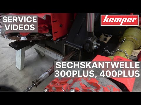 Demontage und Montage der Sechskantwelle 300plus, 400plus