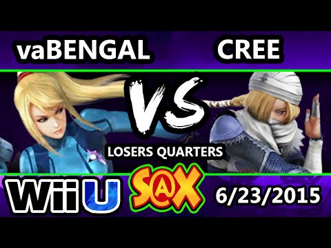 S@X 103 - sN | VaBengal (ZSS) vs Cree (Sheik) SSB4 Losers Quarters - Smash Wii U - Smash 4