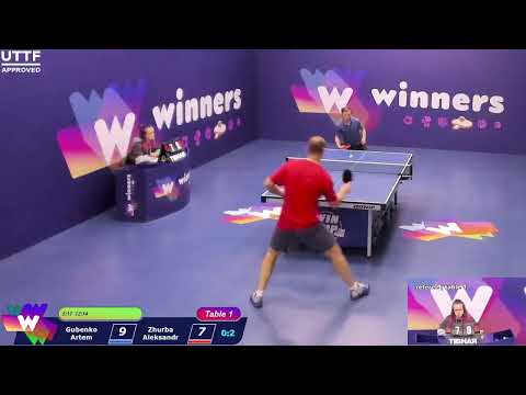 WINners CUP table 1  15.11    Gubenko Artem - Zhurba Aleksandr   19:00