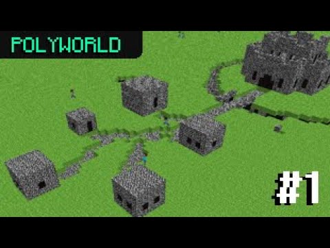 EPIC Minecraft Polyworld: IT'S ALL FLAT!