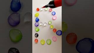 Download lagu Color Drops ~ Letter B #shorts #nhuandaocalligraphy #colors mp3