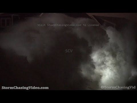 Monster Waves Slam Scituate, MA In The Middle Of The Night - 2/1/2021