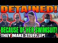 Detained for bathing suit ARREST THREATENED Myrtle beach POLICE - CRAZY!!