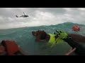 Coast Guard Rescues Man And Dog During Hurricane Helene