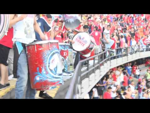 "DIM vs bogotanos / Entra la # 1" Barra: Rexixtenxia Norte • Club: Independiente Medellín