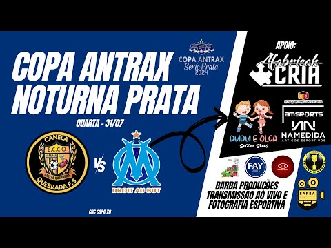 Canela Quebrada vs Olimpique - 1ª rodada - Copa Antrax Noturna - Série Prata