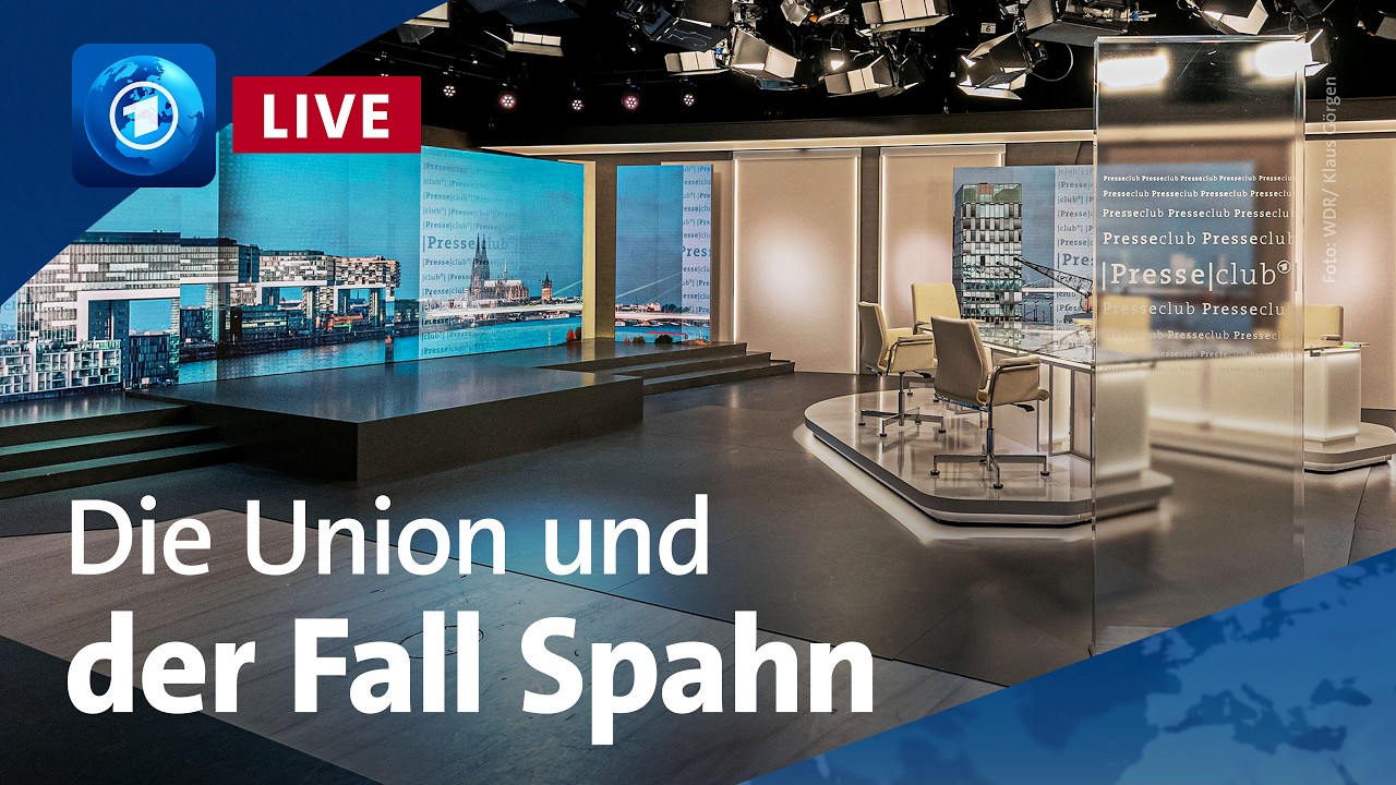 Presseclub live: Die Union und der Fall Spahn