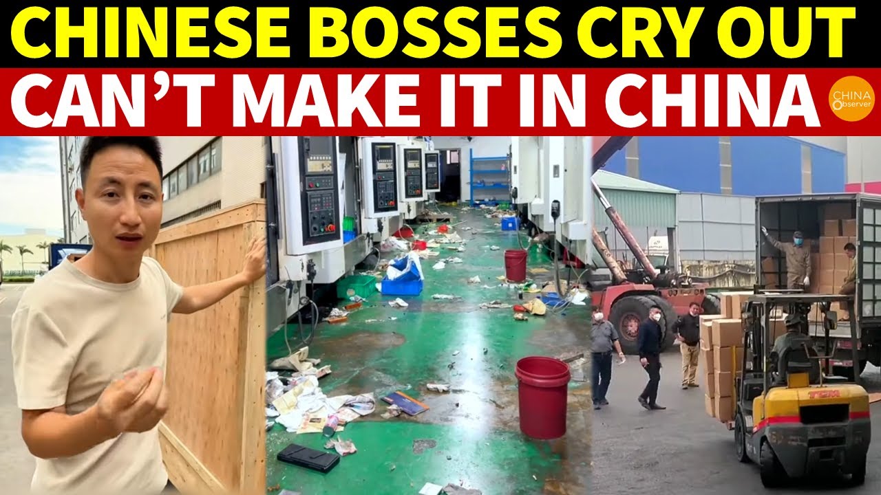 China’s Manufacturing Destroyed! Factories Rush to Southeast Asia, Leaving Ruins Behind