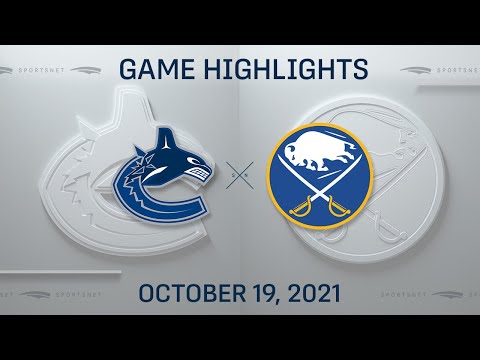 NHL Highlights | Canucks vs. Sabres - Oct. 19, 2021