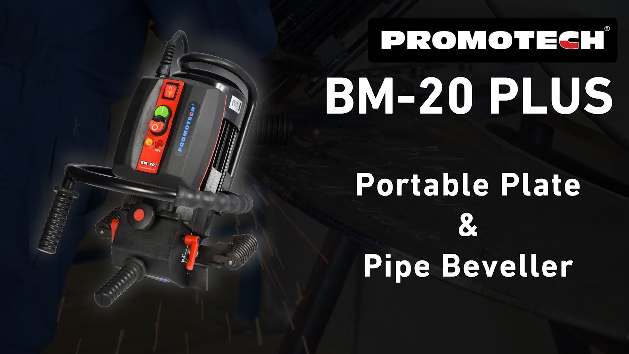 PROMOTECH BM-20plus - Portable Plate & Pipe Beveller