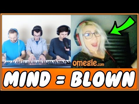 Epic Piano Trio SHOCKS People On Omegle!! (Reactions)