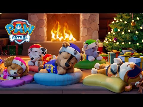 A PAW Patrol Holiday Fireplace 🎄🎁 Cozy up with the pups - PAW Patrol UK - Cartoons for Kids