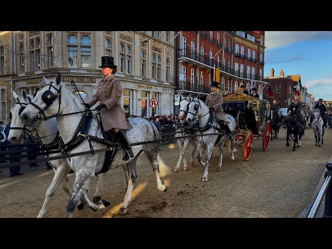 Spectacular Royal Display Unfolds in Windsor for German State Visit 🇬🇧🇩🇪 (Rehearsal)