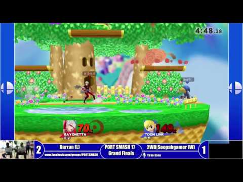 PORT SMASH 17 - Singles Grand Finals -Barran (Bayo) Vs SoopahGamer (TL)