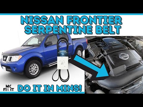 How To Easily Replace Your Serpentine Belt On A Nissan Frontier From 2004-2015!