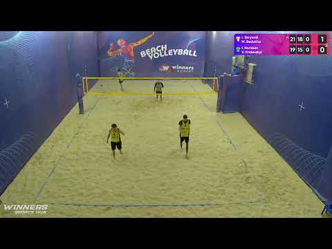 21:00 I. Skrynnik / M. Bedukha - I. Horiaiev / V. Kraievskyi 07.03.2023 | Winners Beach Volleyball