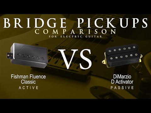 Fishman FLUENCE CLASSIC vs DiMarzio D ACTIVATOR - Bridge Pickup Guitar Tone Comparison Demo