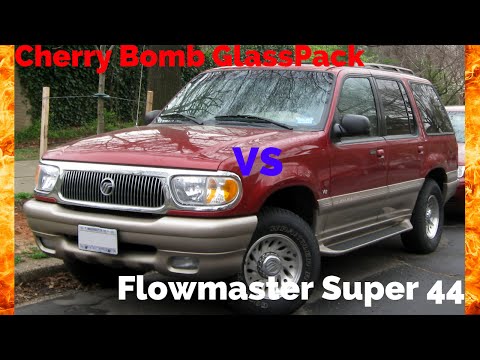Cherry Bomb Glasspack vs Flowmaster Super 44 vs Straight Pipes