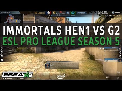 Immortals HEN1 vs G2 Collateral To Win The Game at ESL Pro League Finals (Group Stage)