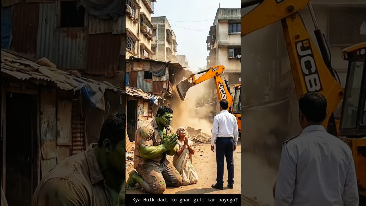 Kya Hulk dadi ko ghar gift kar payega?#cartoon #aihulk #ai