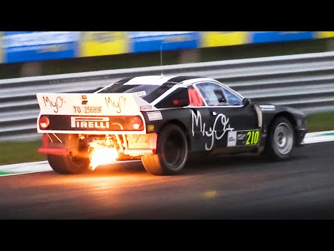 Lancia Rally 037 Group B Tribute: Best of Accelerations, Flames, Powerslides & Supercharger Sound!