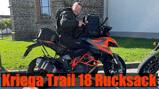 Motorrad Rucksack Kriega Trail 18