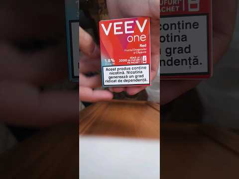 Veev One Red #asmr #asmrunboxing #vapelove #vape #pods #veev #shorts #fyp #red #fruits #vapereviews