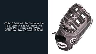 Video thumbnail: Review: Wilson A1000 1620 12.5" Baseball First Base Mitt (WBW100140125)