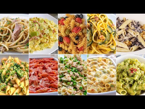 COMPILATION DI PRIMI PIATTI FACILI E VELOCI - 10 Ricette per Pasta - Fatto in Casa da Benedetta  1️⃣