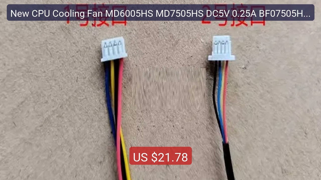 New CPU Cooling Fan MD6005HS MD7505HS DC5V 0.25A BF07505H05FP — Top Pick 2026 | Unbeatable Price!