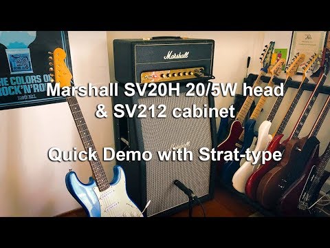Marshall SV20H & SV212 - Strat Quick Demo