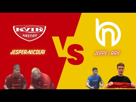Østserie - Kvik Næstved vs. Næstved Bordtennis Double