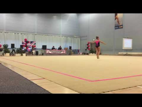 Honey Monk U8 Free at Bath Open Championship 2015, Stars Academy Rhythmic Gymnastics, UK