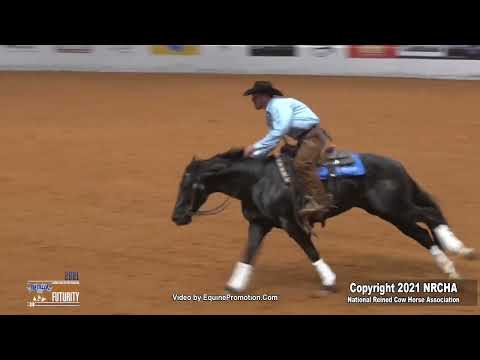 Zak 34 Shown by Justin T Wright |  2021 NRCHA Snaffle Bit Futurity Finals