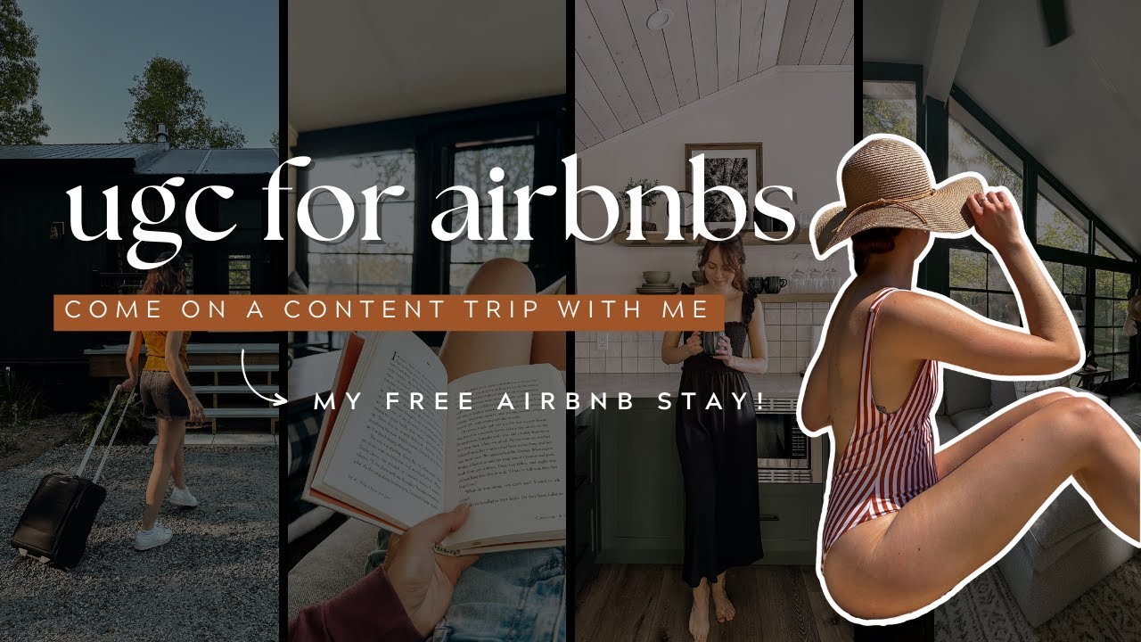 how I get FREE airbnb stays | user generated content creator vlog [+ content creator Q&A!]